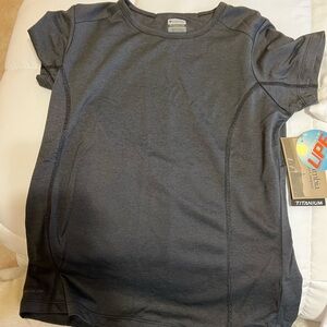 Titanium Kids/Misses Charcoal Short Sleeve Tee